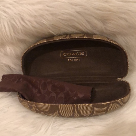 Coach Julayne HC 6013 Havana Dark Tortoise Eyeglass Frames with Case and Cloth - Picture 11 of 15